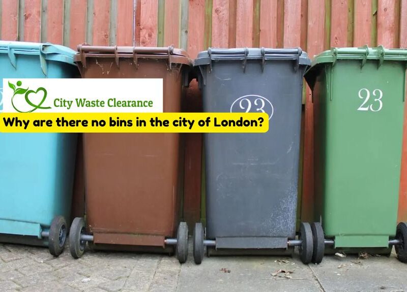 Why are there no bins in the city of London